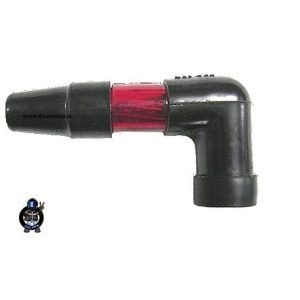 Kapa svečke -z lučko RDEČA