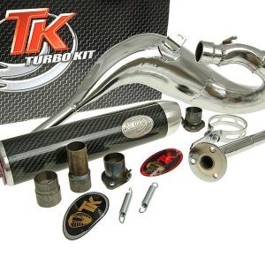 Izpuh Turbo Kit Bufanda Carreras CROME 80 for Aprilia, Derbi, Gilera
