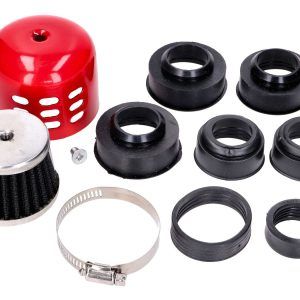 Zračni filter POWER ALU- 28-44mm RDEČ