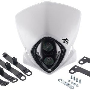 Sprednja luč ENDURO "Duke" Bela