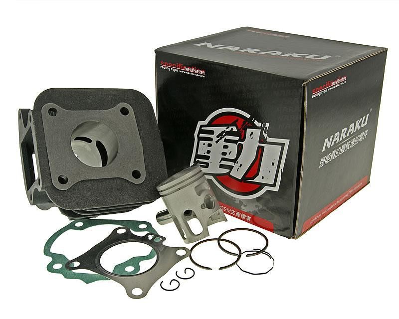 Cilinder kit Naraku Sport -60cc- Kymco MXU MXer Maxxer SYM Fancy Jet 50 2T AC