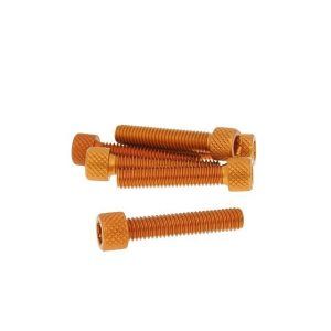 Pritrdilni vijak alu - oranžen M6x30 (6 kom.)