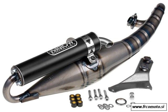 Izpuh Arrow Extreme Aluminium Dark (E) - Peugeot Jetforce ,Ludix 2, Speedfight 3