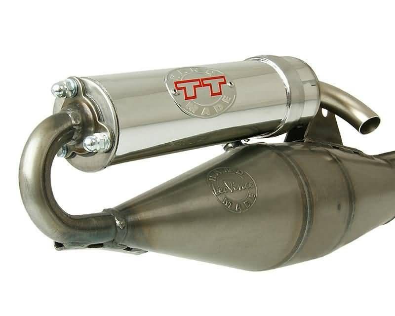 Izpuh LeoVince Handmade TT krom Derbi GP1 / Piaggio NRG mc3 Kat (od 2001) / Gilera Runner SP Purejet