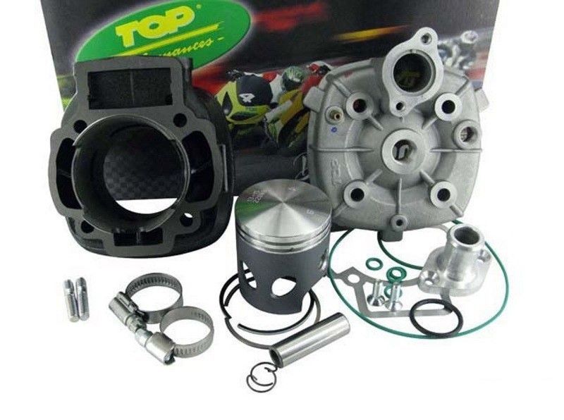 Cylinder kit Top Performance Black Trophy 70cc for Piaggio Gilera LC