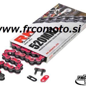 Veriga RK 520 MXZ4 120 členov , -Neon Rdeča