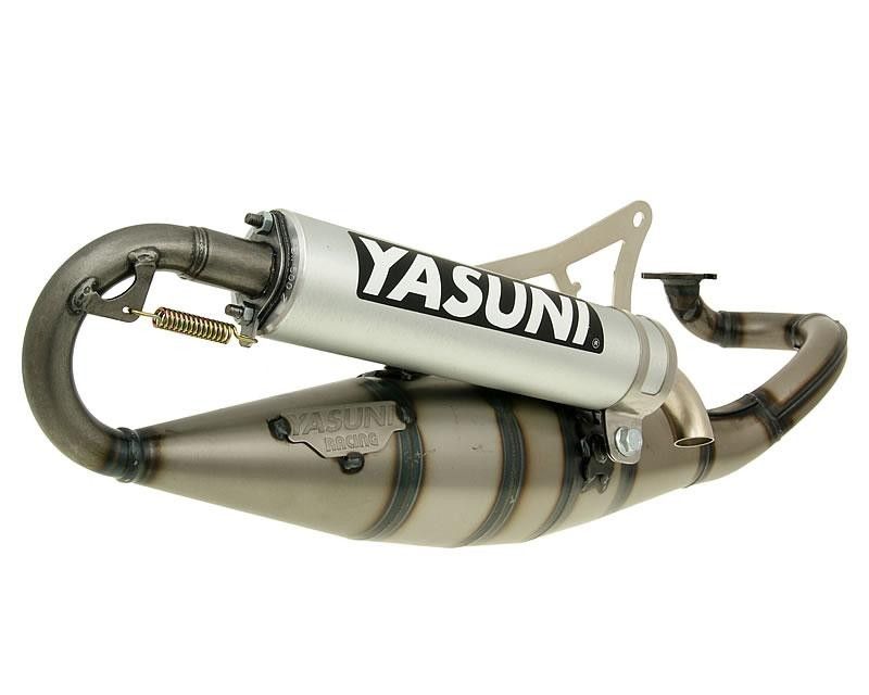 Exhaust Yasuni Scooter R Aluminum E-marked for Minarelli Horizontal  Yamaha Aerox Neos F10 F12