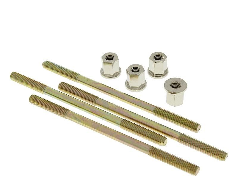 Set navojnih šipk z maticami M6 -110mm 4 kosi -Naraku