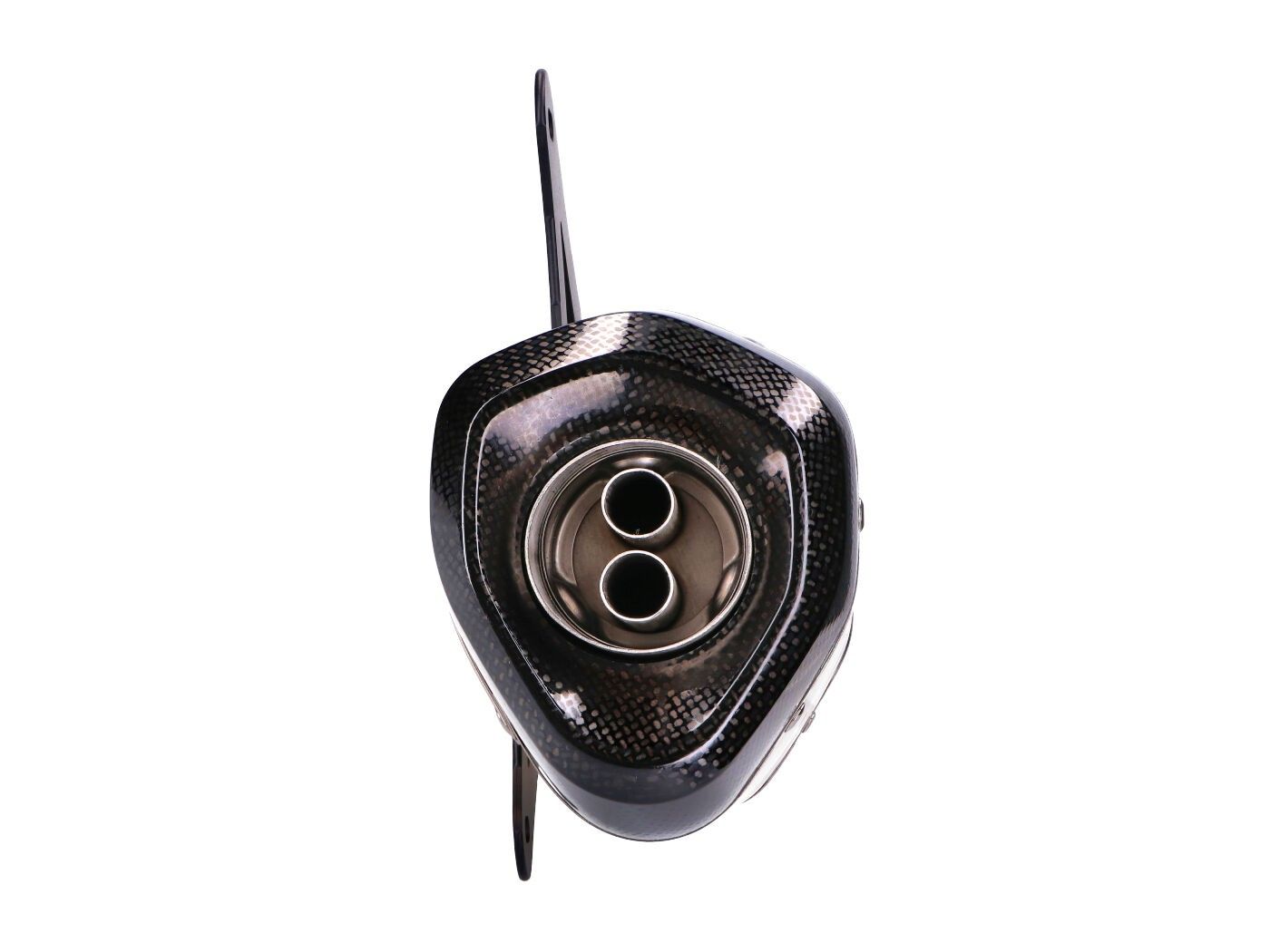 Izpuh Akrapovič Slip-On Line SS črni- Vespa GTS, GTV 125, 250, 300 E3, E4