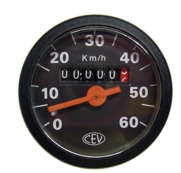 Speedometer CEV -48mm – 0-60 km/h – FrcoMoto Shop