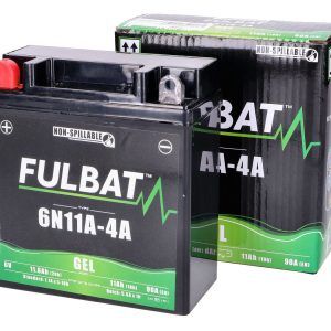 Akumulator Fulbat 6N11A-4A 6V 11Ah GEL- Simson S50, S51, SR50, SR80, MZ TS/ ES/ ETS
