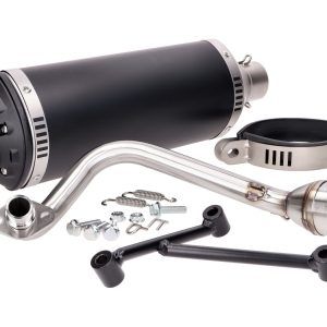 Izpuh Power1 -Črni -Vespa Primavera, Sprint, Piaggio Zip 4T 50 Euro2