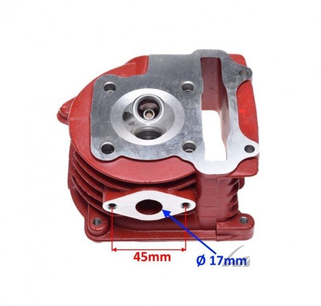 Cylinder head RACE 50mm -100cc for GY6 50cc 139QMA /139QMB - Image 3