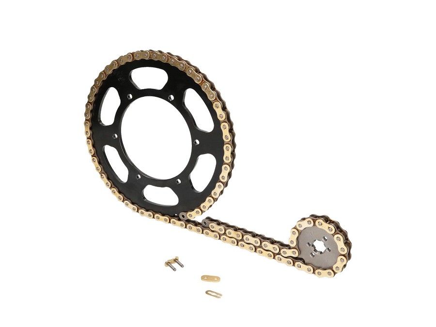 Verižni set kratek 11/62 z za Aprilia RX, SX, Derbi Senda R, SM X-Race, Gilera RCR, SMT 06-10