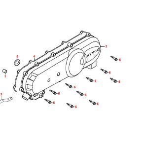 Tesnilo pokrova variomata Orig. Kymco
