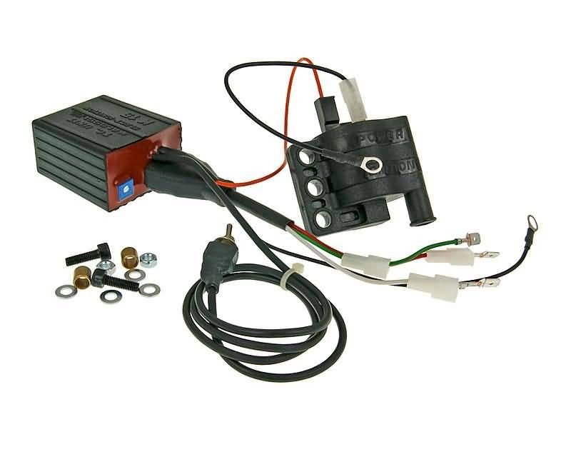 CDI ignition box with coil Malossi K15 RPM Control for Piaggio (with WFS)
