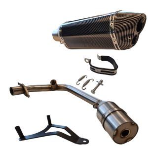 Izpuh Alpha Carbon Piaggio Zip 50 E4 / Vespa Sprint 4t 3v E4 / Primavera 4t 3v E4
