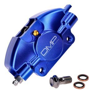 Zavorna čeljust DMP CNC modra za Piaggio Sprint, Primavera, ZIP, LX