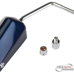 Mirror F1" Red carbon "