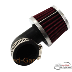 Air filter for 90 degrees 30-35 mm length 105mm