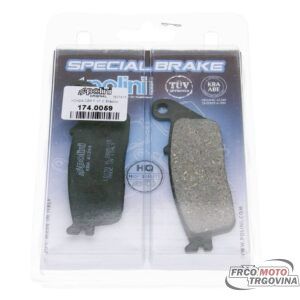 Polini organic brake pads for Daelim, Honda, Yamaha