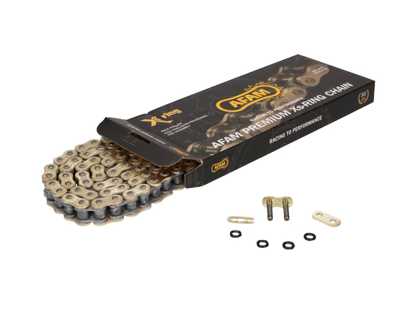 AFAM XS-Ring reinforced gold drive chain - 428 XMR-G x 146