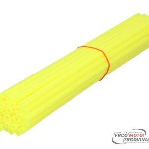 Spokes covers 250 mm yellow neon – 36 pieces