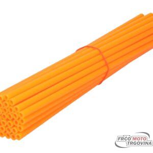 Spoke covers / sleeves 250 mm orange - 36 pieces