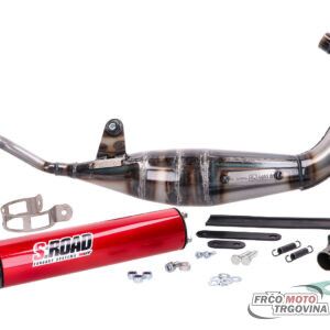 Exhaust MVT S-Road low mount Derbi - EBE, EBS, D50B
