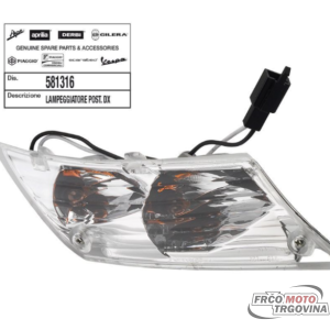 Right rear turn signal original Piaggio zip sp lc 50/125cc 2001