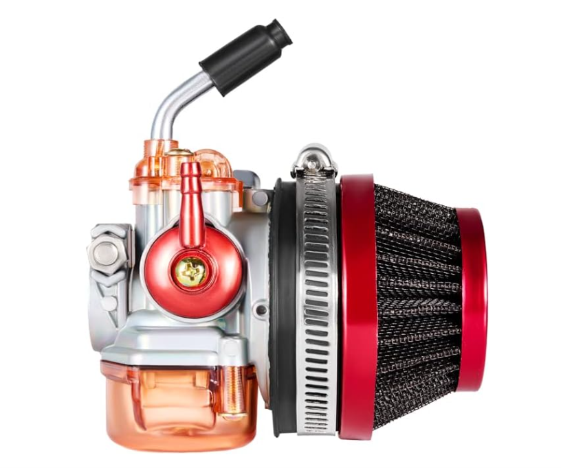 Carburetor SHA 14-12 - China Style - Tomos ( Red with filter ) - Image 2