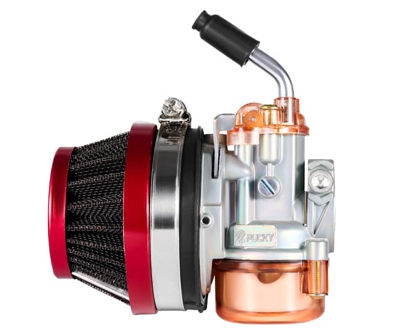 Carburetor SHA 14-12 - China Style - Tomos ( Red with filter ) - Image 3