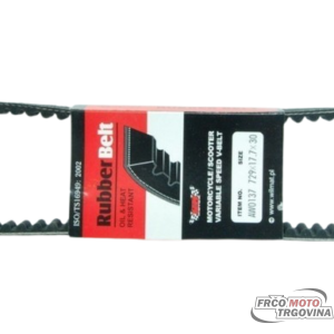 Belt WM 729x17.7x30mm for scooters with 12 inch wheels