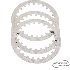 Clutch friction plates - YAMAHA YBR 125 (02-13) steel