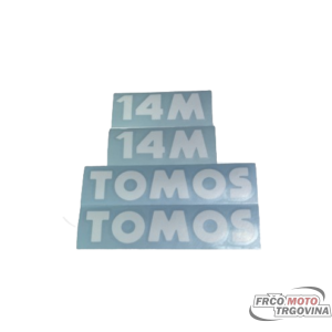 Set of stickers Tomos T-14M