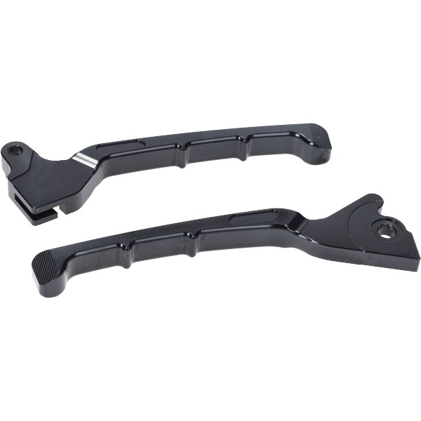 CNC Brake Levers Set Black for Piaggio / Gilera