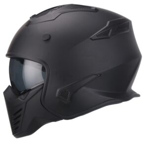 Vito Jet Helmet – Brushed Matt Black (M)