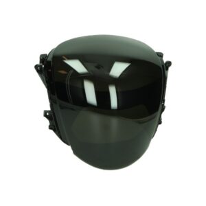 Headlight / meter lens, dark smoked, suitable for Piaggio ZIP 2000