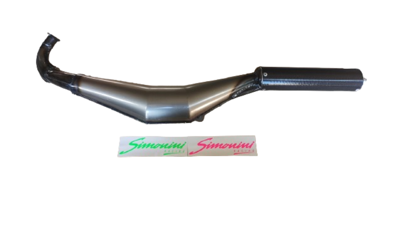 imonini Racing Carbon Exhaust – Puch / (Tomos Custom Fit) - Image 2