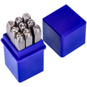 Number Punch Set 5 mm DIN1451 – 9-Piece