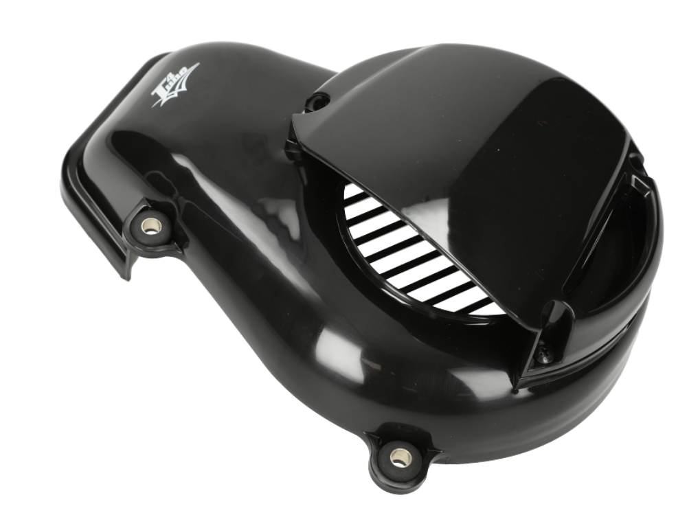 Fan Cover 70cc T4Tune – MBK Booster, Yamaha Bws (Black, 2004–>) - Image 3