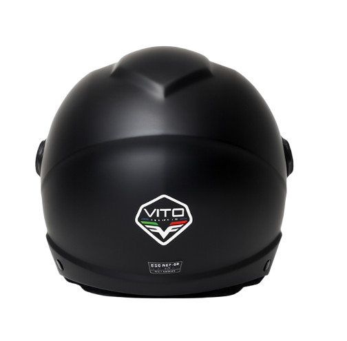Helmet – Vito Uno Jet Matt Black (Size M) - Image 3