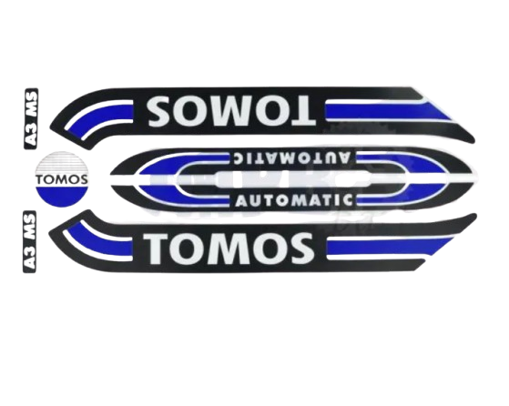 Sticker Set – Tomos A3 MS – Dark Blue