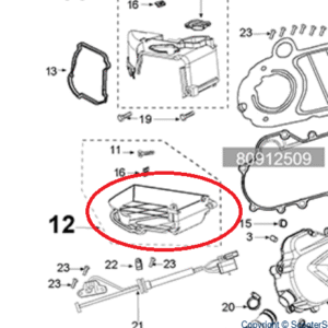 Cooling Shroud (Under Cylinder) – Peugeot Kisbee 4T EFI – Original