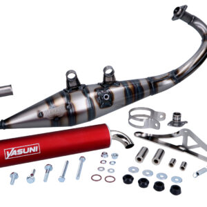 Exhaust Yasuni R-PRO red – for Piaggio / Gilera