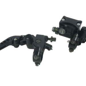 CNC aluminium levers – black (brake / clutch / disc)