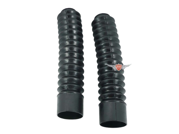 Fork gaiter rubber 52/34mm 250mm black for Yamaha , DT 50