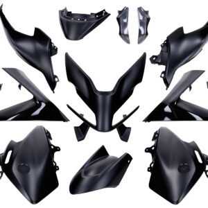 Naraku 15-piece fairing kit – matte black, Yamaha T-Max 560 (2022–2024)