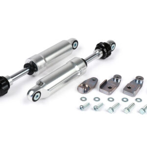 Front shock absorber / fork set BGM PRO F16 – silver – Piaggio Ciao