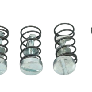 Screws with springs for side covers – set of 12 pieces (Piaggio Ciao / Bravo)